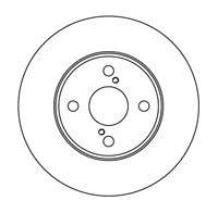 NF PARTS Тормозной диск NF1699134